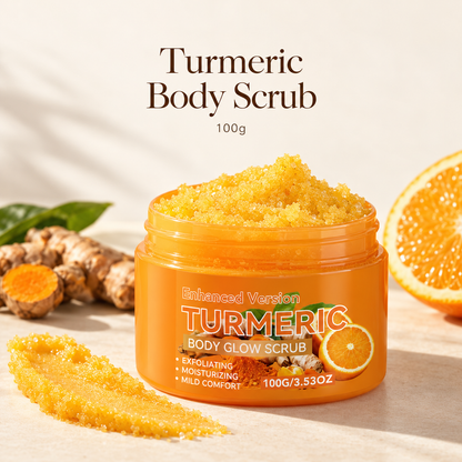 Turmeric Body Scrub – Exfoliating & Moisturizing for Smoother-Feeling Skin, 100g
