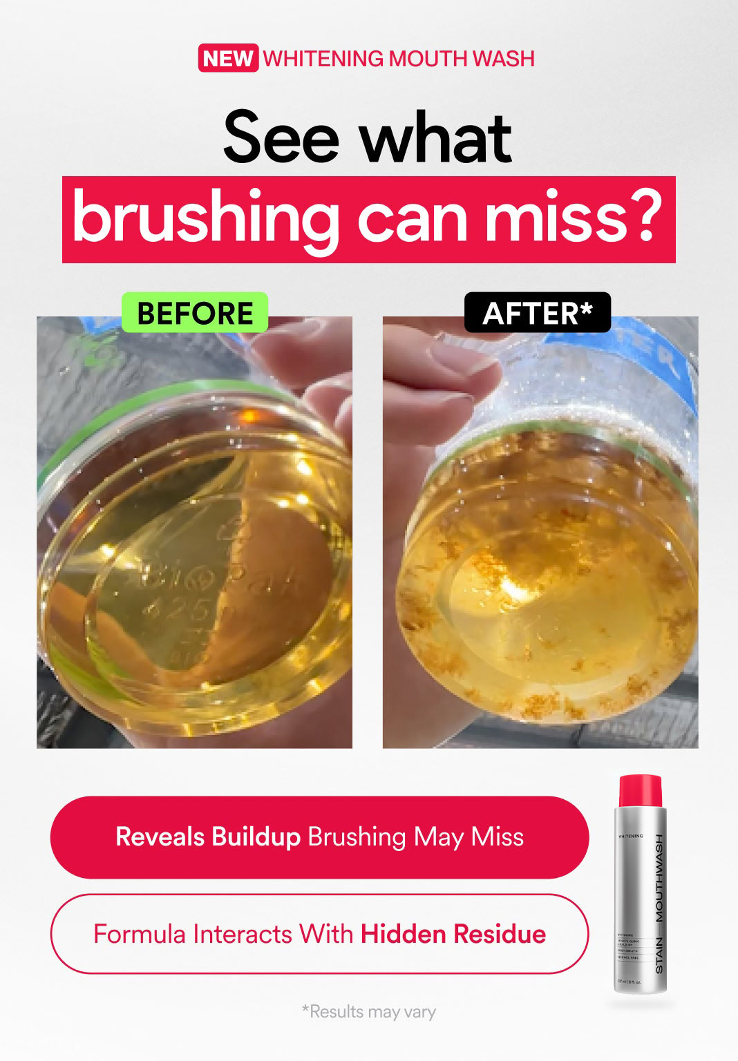 Stain Whitening Mouthwash