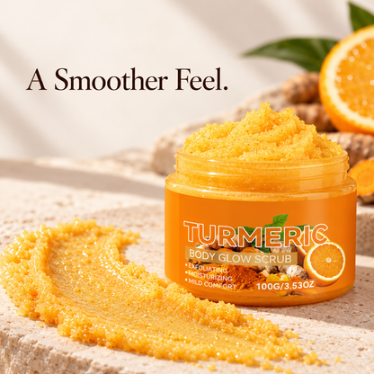 Turmeric Body Scrub – Exfoliating & Moisturizing for Smoother-Feeling Skin, 100g