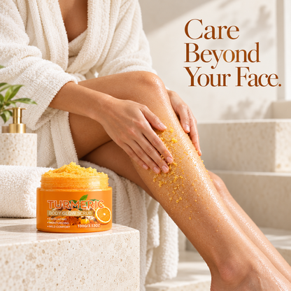 Turmeric Body Scrub – Exfoliating & Moisturizing for Smoother-Feeling Skin, 100g