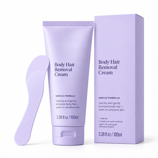 Silky Smooth Body Hair Removal Cream – 5-Minute Gentle Hair Removal for Smooth, Stubble-Free Feeling Skin, 100ml
