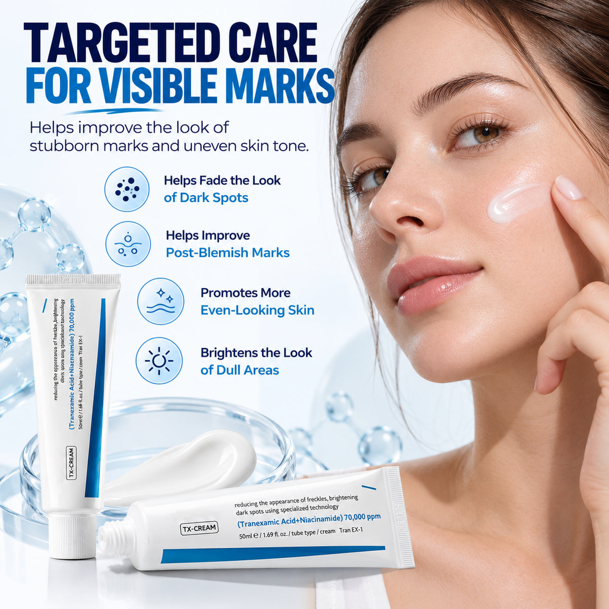 Advanced Dark Spot & Post-Blemish Mark Correcting Cream – Brighter, More Even-Looking Skin, 50ml