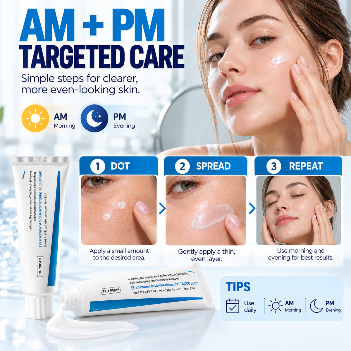 Advanced Dark Spot & Post-Blemish Mark Correcting Cream – Brighter, More Even-Looking Skin, 50ml