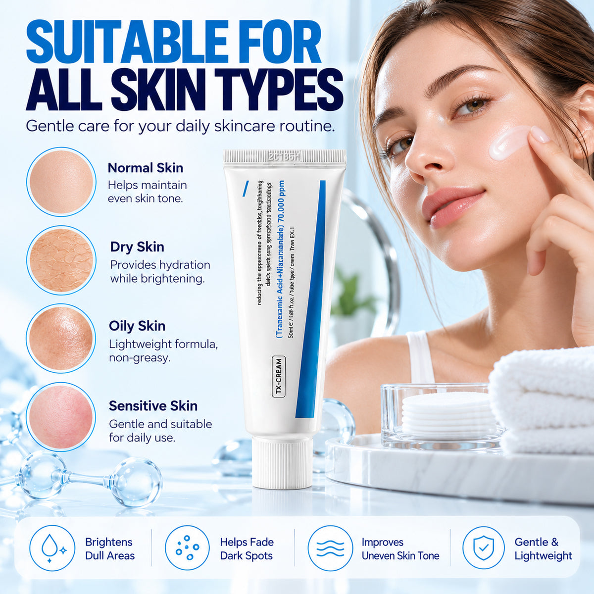 Advanced Dark Spot & Post-Blemish Mark Correcting Cream – Brighter, More Even-Looking Skin, 50ml