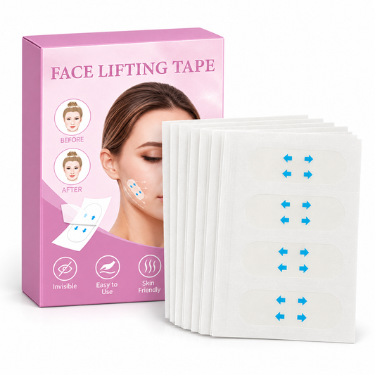 Face Lifting Tape – 120 PCS Clear Adhesive Patches for a More Defined Look